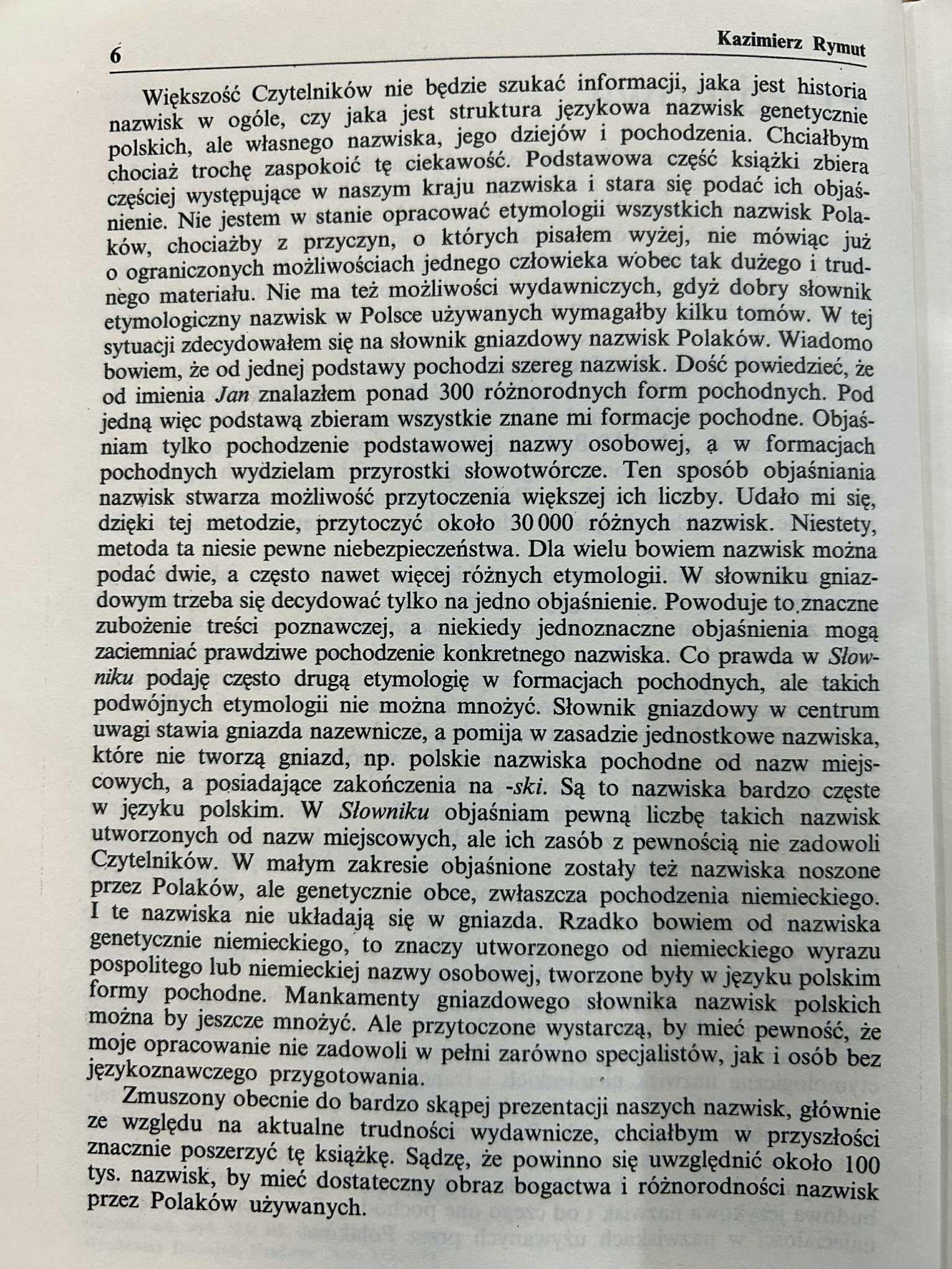 Nazwiska Polaków - Kazimierz Rymut