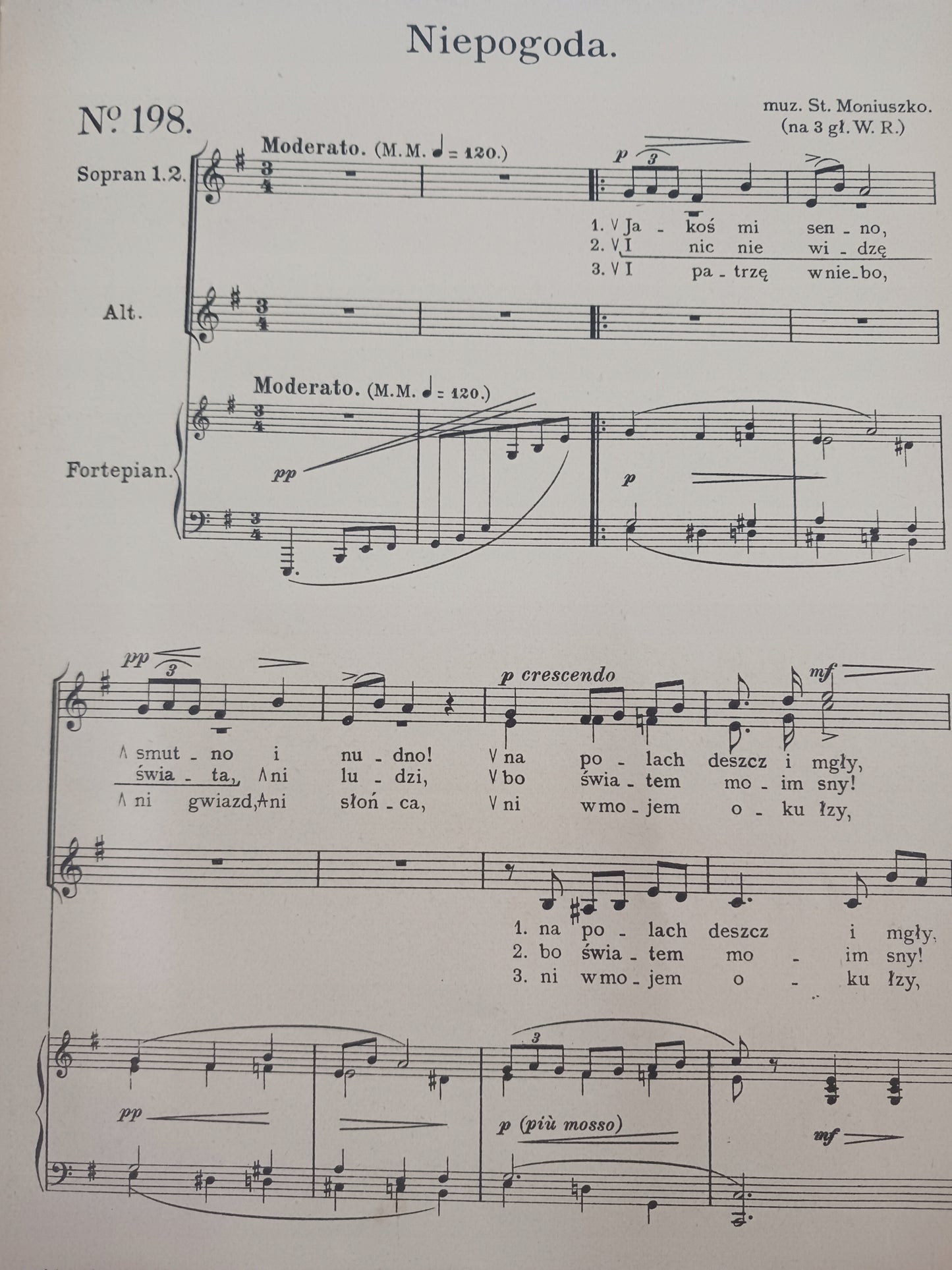 Akordy tom V. 43 pieśni na trzy głosy W. Rzepko [wydanie ca 1925]