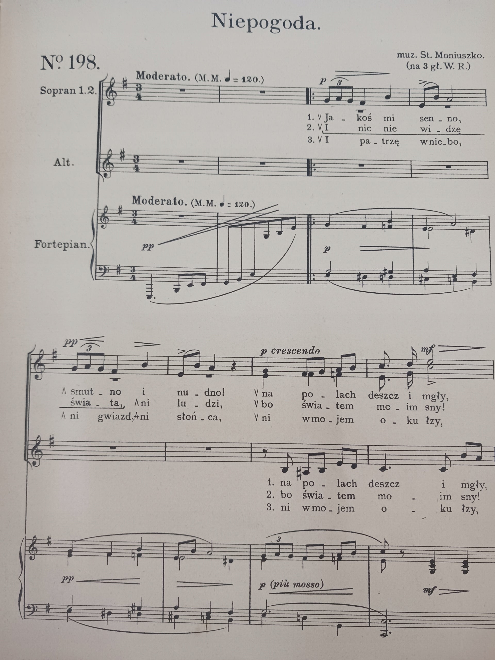 Akordy tom V. 43 pieśni na trzy głosy W. Rzepko [wydanie ca 1925]