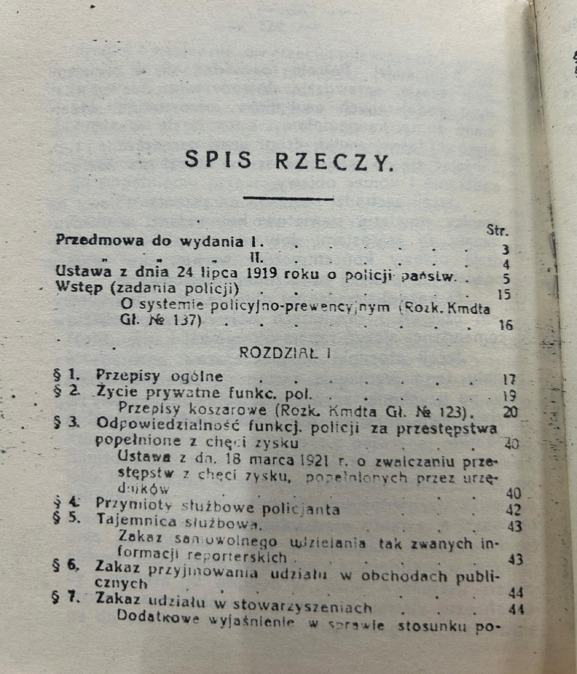 Tymczasowa instrukcja dla policji państwowej [reprint z 1922 r.]