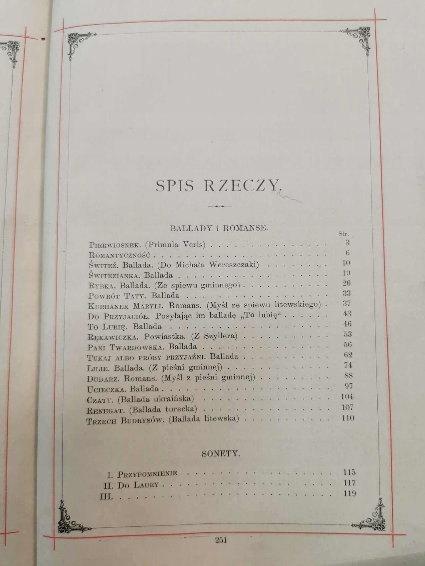 Ballady i romanse. Sonety, A. Mickiewicz [Lwów 1891]