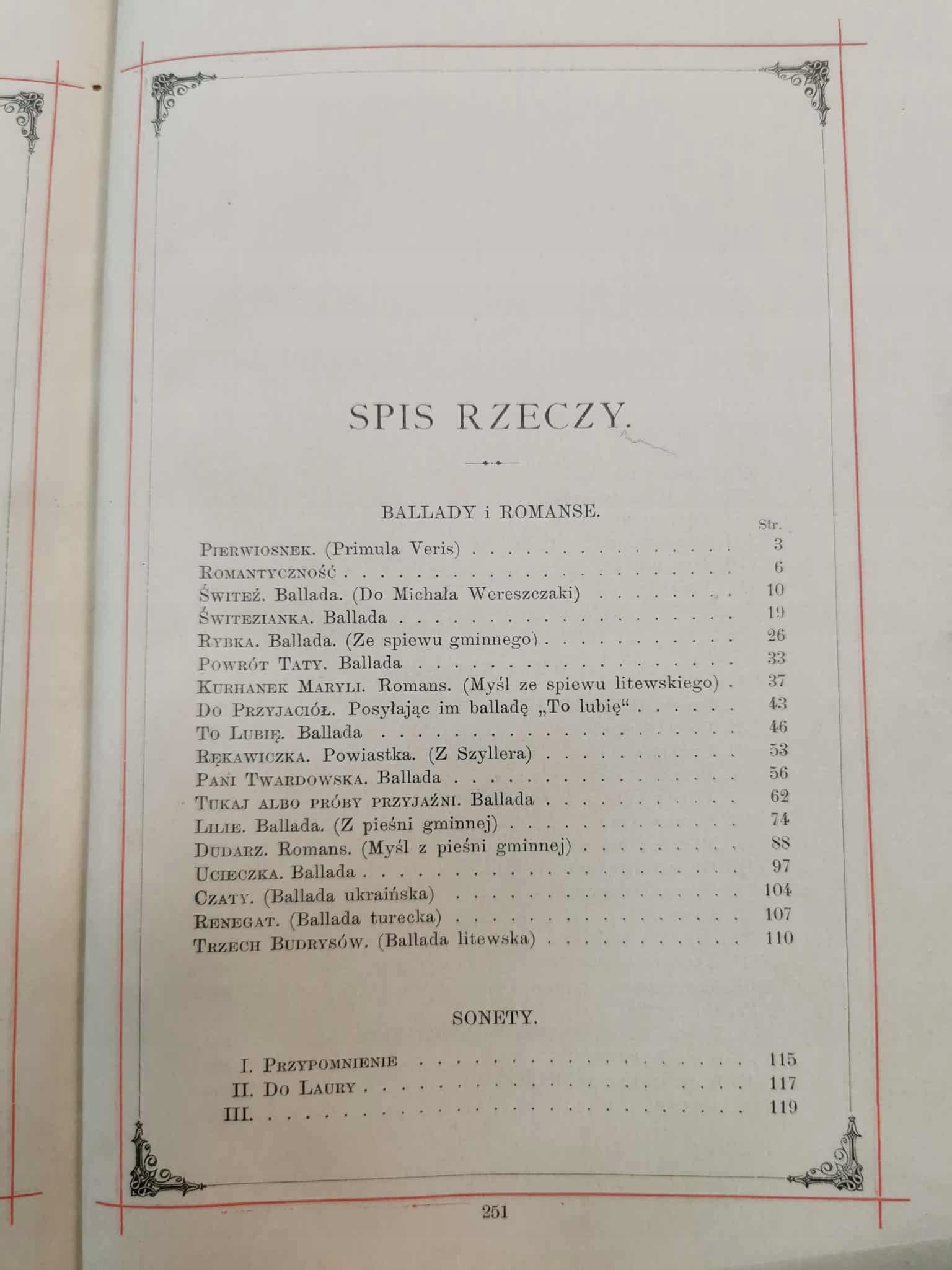 Ballady i romanse. Sonety, A. Mickiewicz [Lwów 1891]