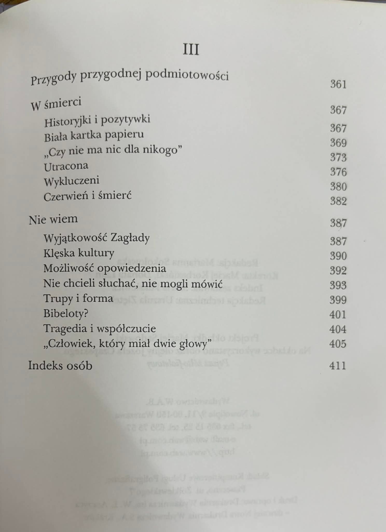 Żyjąc tracimy życie Maria Janion