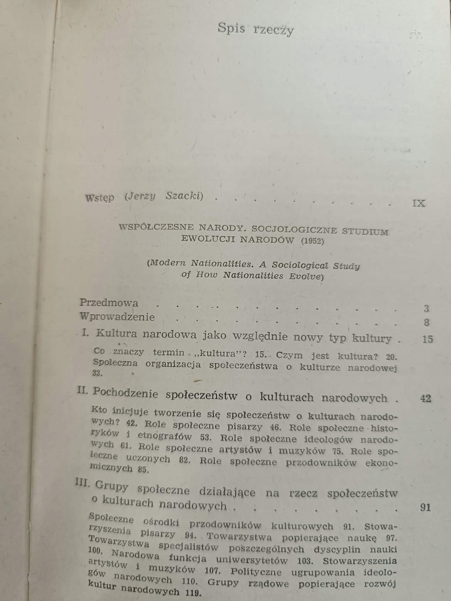 Florian Znaniecki x2 Współczesne Narody, Społeczne Role Uczonych