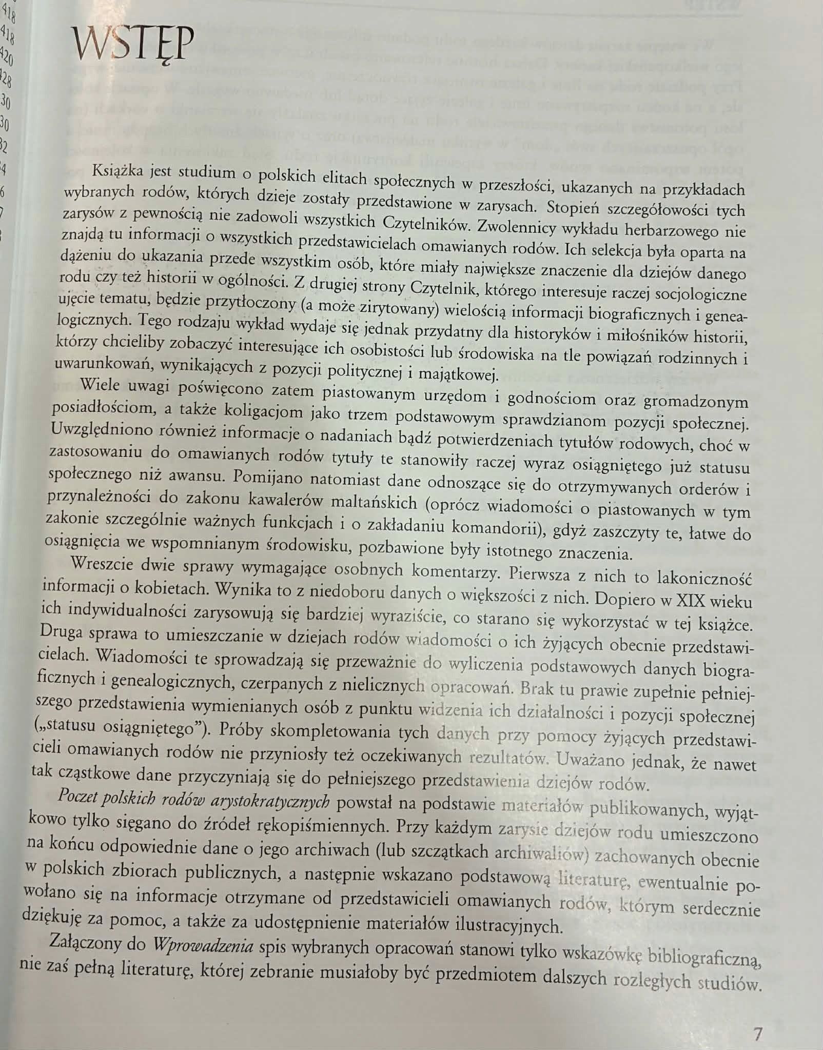 Poczet polskich rodów arystokratycznych + Tablice genealogiczne Zielińska