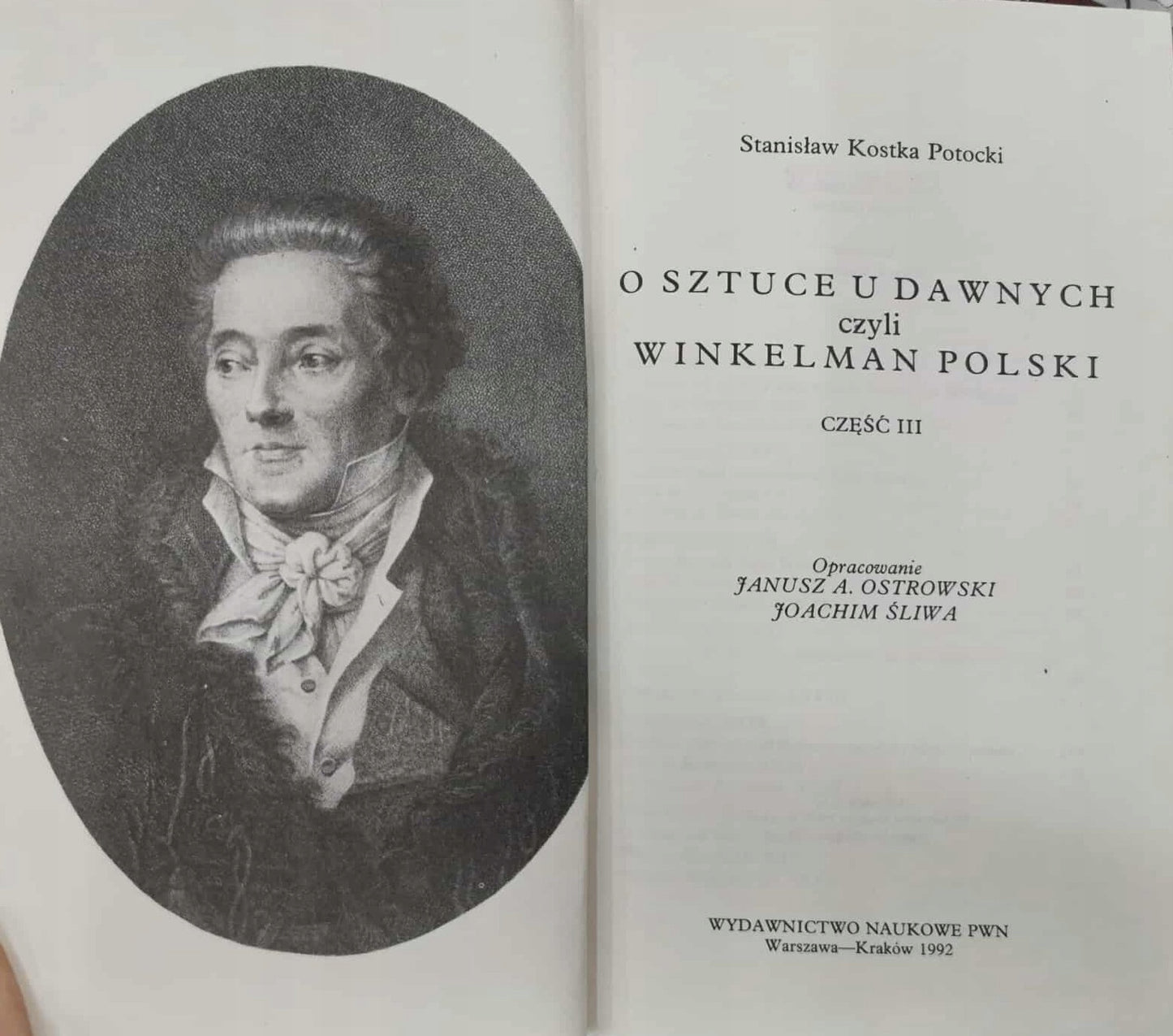 O sztuce u dawnych, czyli Winkelman Polski. Tom 1-4, Stanisław K. Potocki