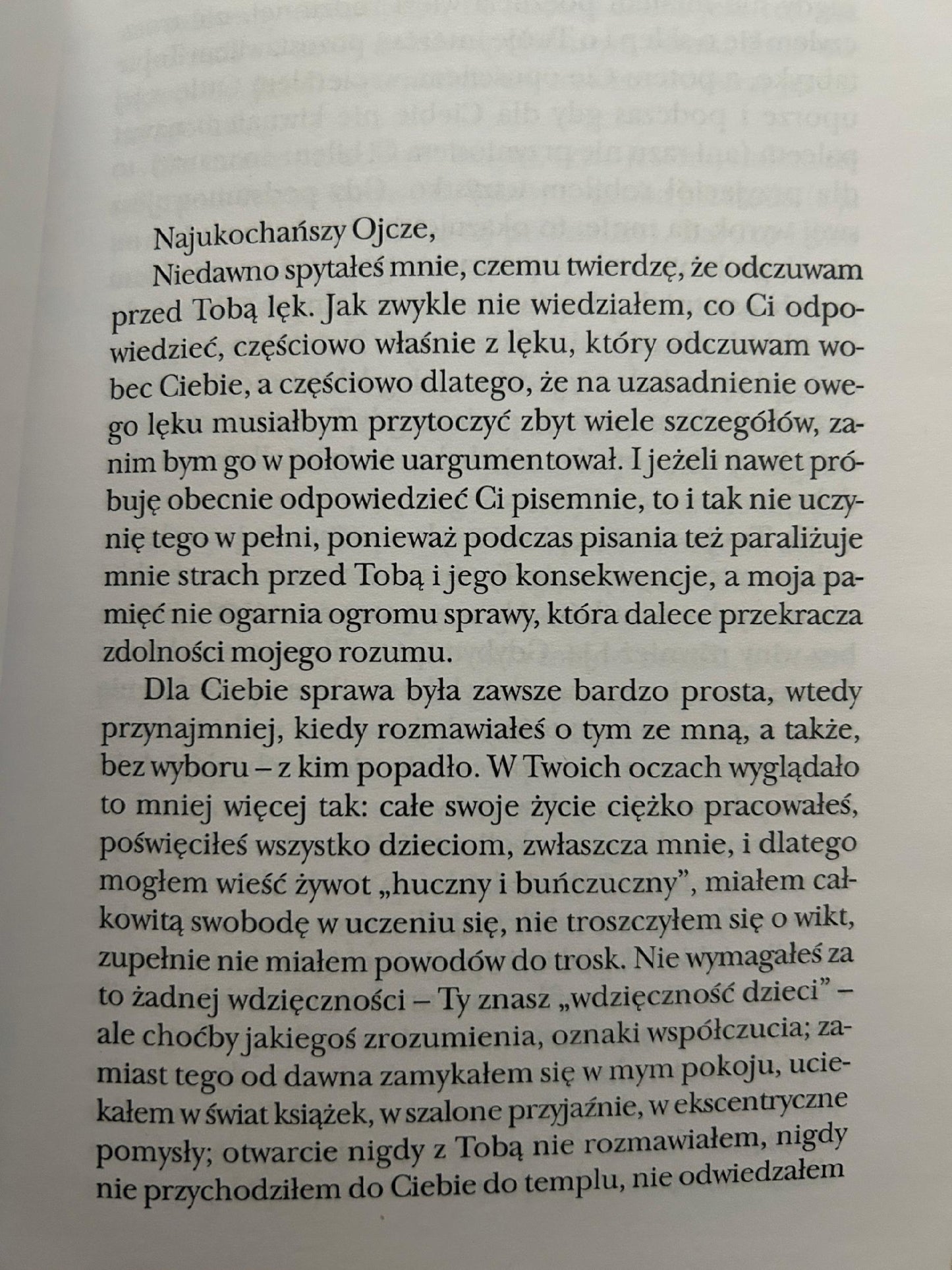 List do ojca - Franz Kafka