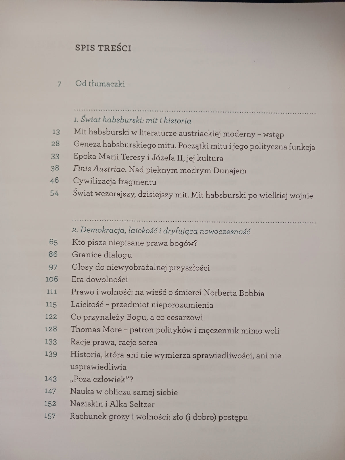 O demokracji, pamięci i Europie Środkowej Claudio Magris
