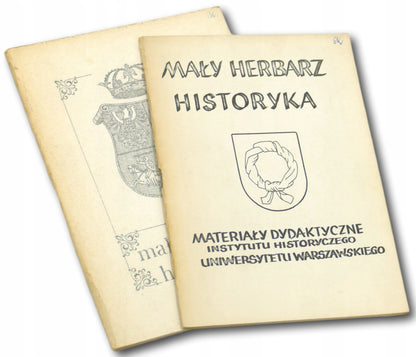 Zestaw 2 Książek Praca zbiorowa Mały herbarz Historyka