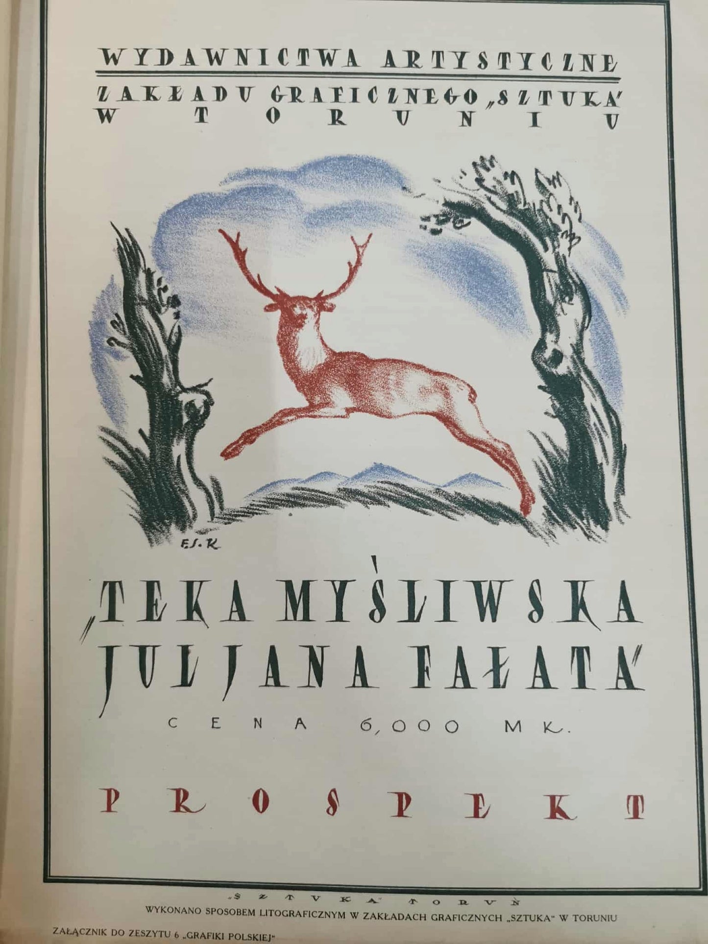 Grafika Polska. Miesięcznik, Zeszyt 6; CZERWIEC 1922