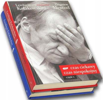 Komplet Czas ciekawy czas niespokojny Leszek Kołakowski Zbigniew Mentzel