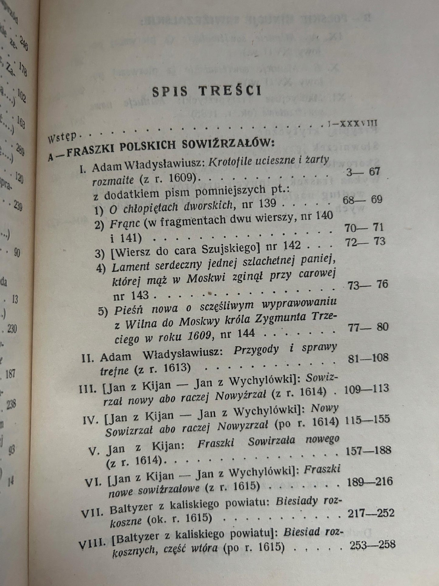 Polska fraszka mieszczańska. Minucje sowiźrzalskie - opr. Karol Badecki