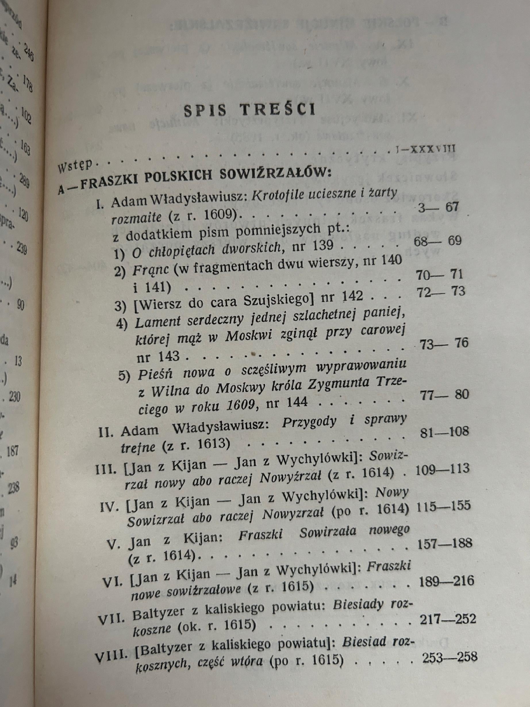 Polska fraszka mieszczańska. Minucje sowiźrzalskie - opr. Karol Badecki
