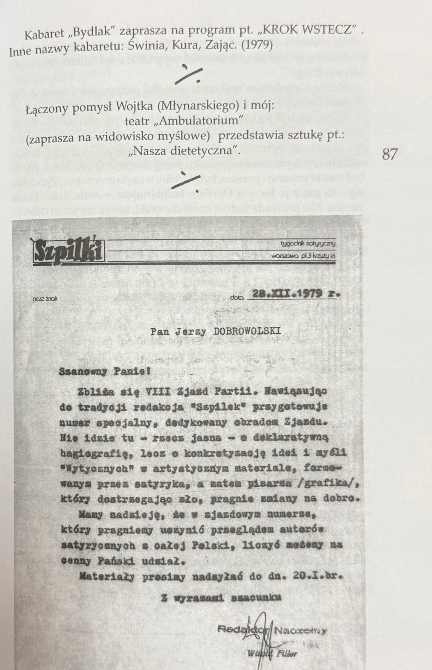 Wspomnienia moich pamiętników Jerzy Dobrowolski