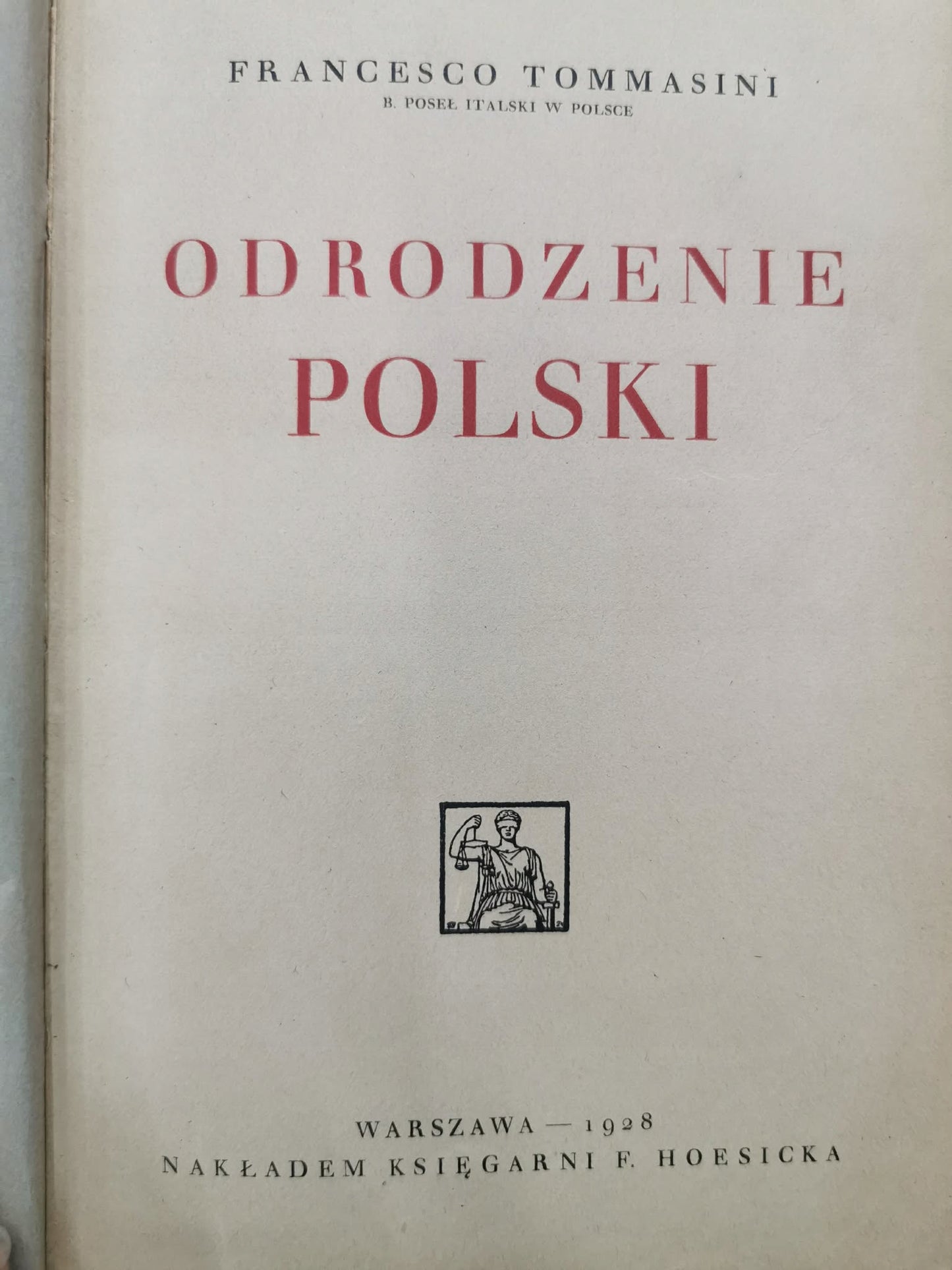 Odrodzenie Polski, Francesco Tommasini [Warszawa 1928]