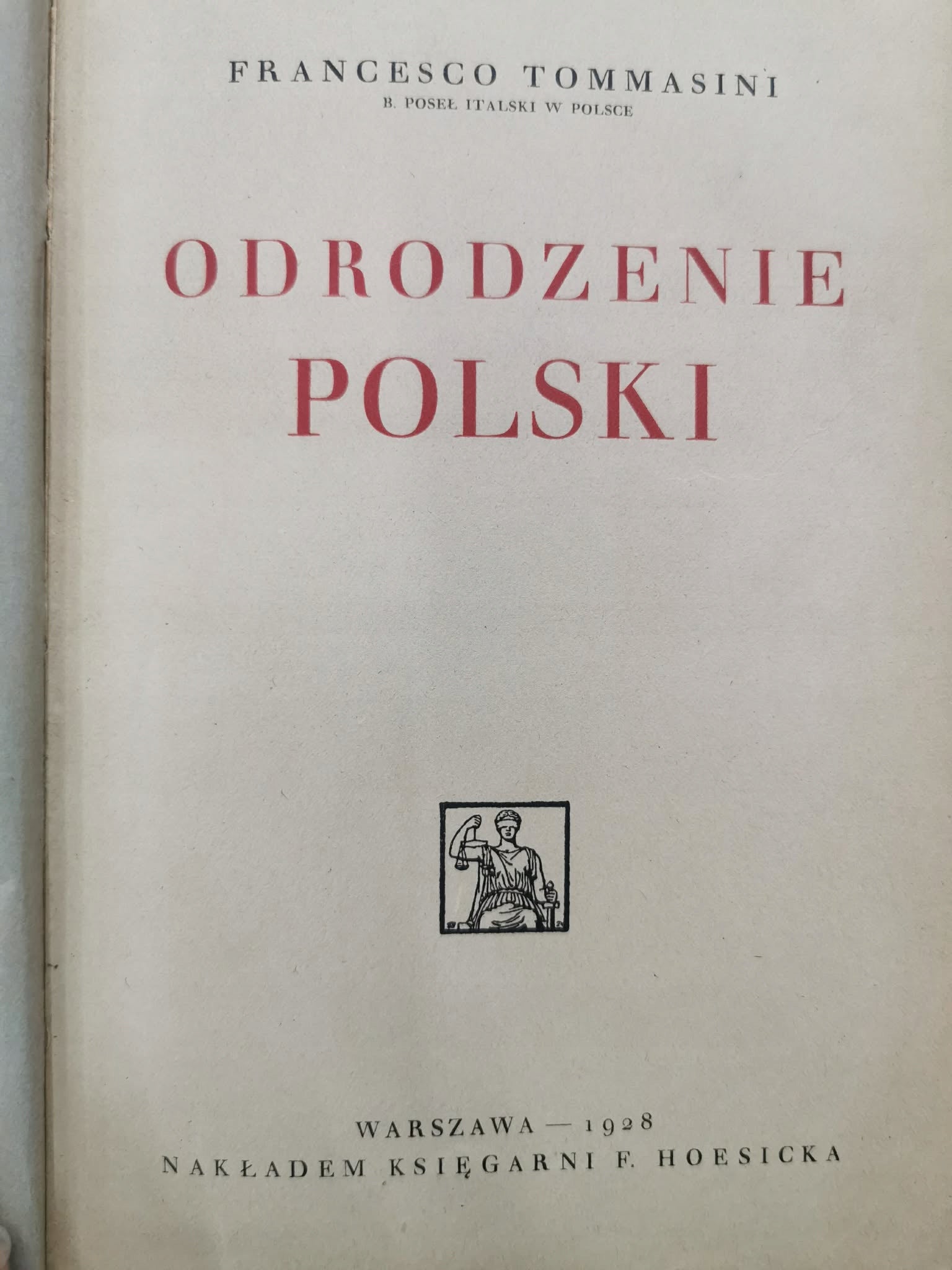 Odrodzenie Polski, Francesco Tommasini [Warszawa 1928]