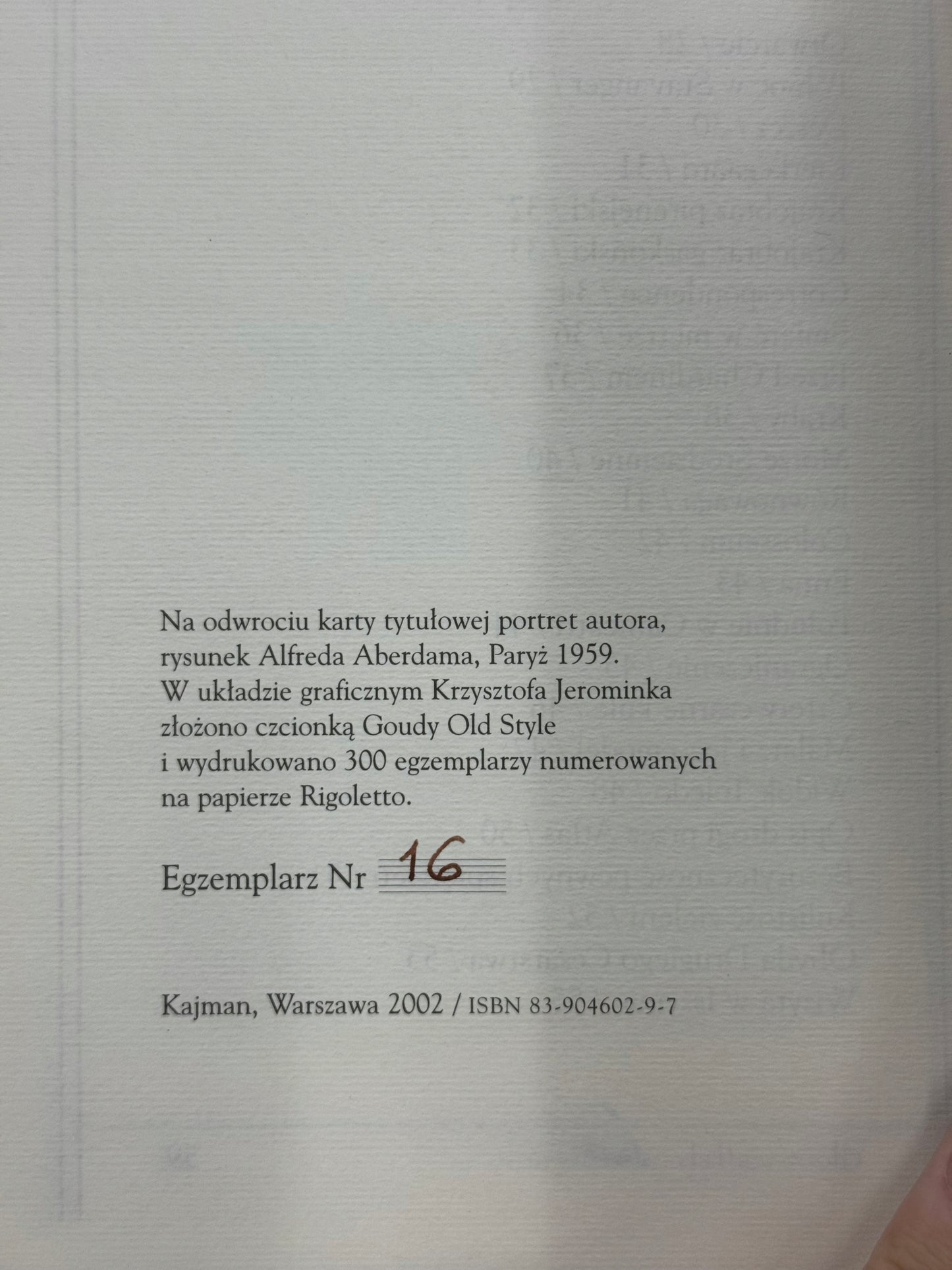 Głos z szuflady Janusz Odrowąż-Pieniążek [dedykacja odautorska]