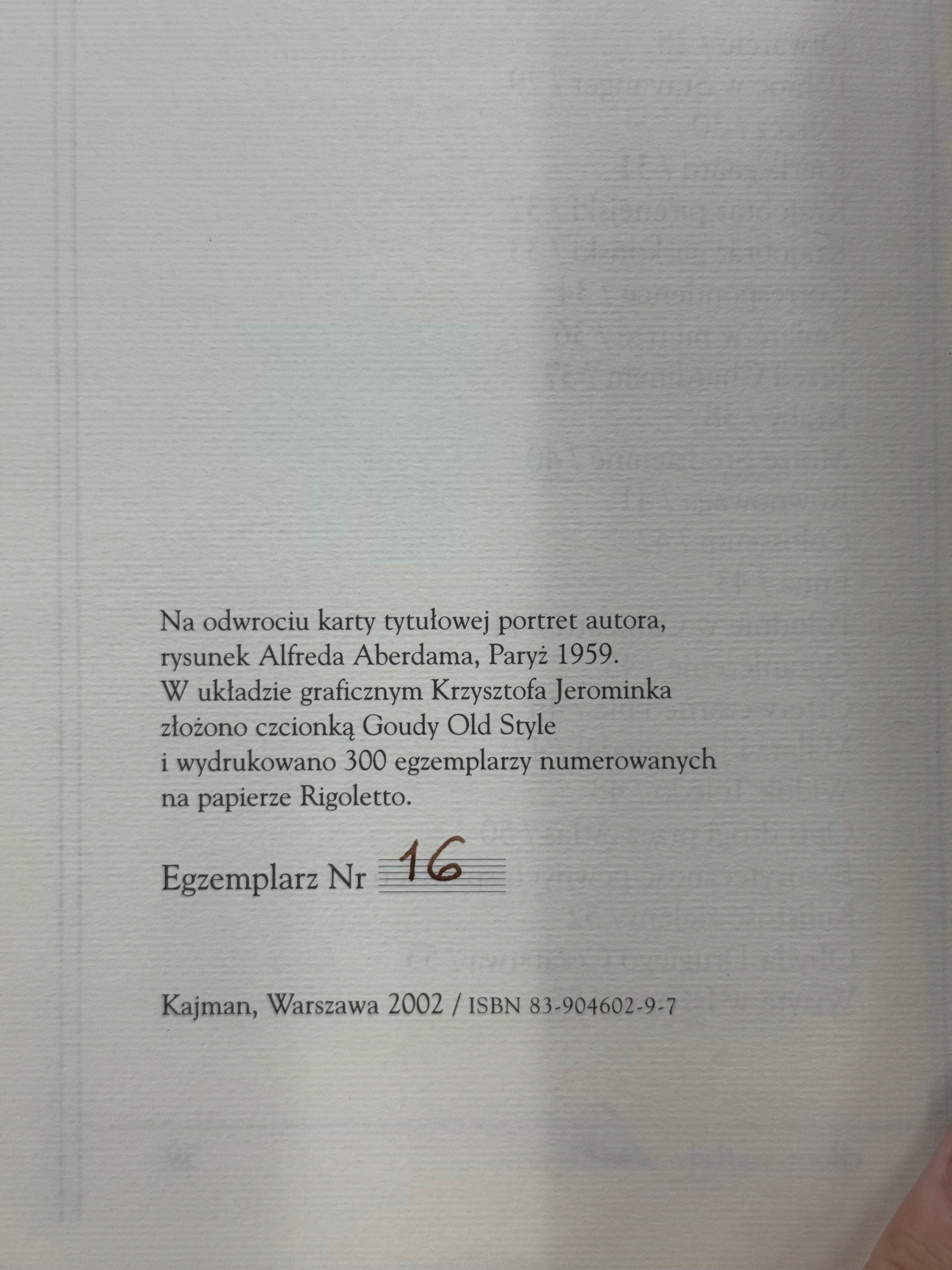 Głos z szuflady Janusz Odrowąż-Pieniążek [dedykacja odautorska]