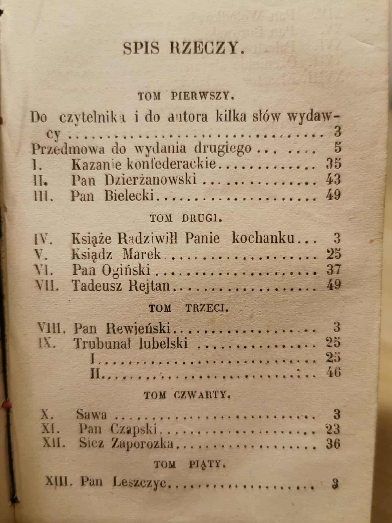 Pamiątki JPana Seweryna Soplicy, H. Rzewuski [lata 80/90. XIX wieku]