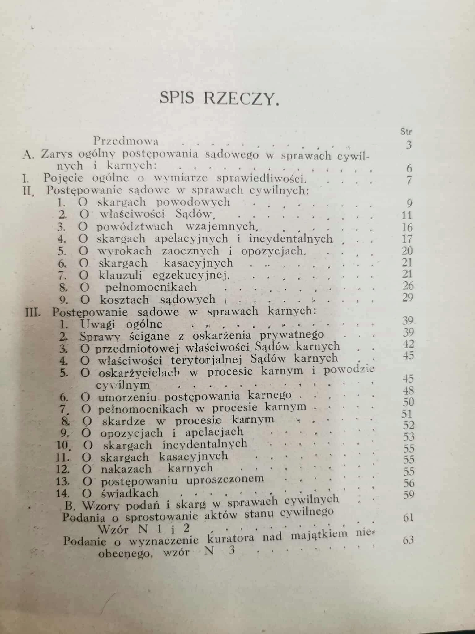 Wzory podań i skarg do władz sądowych z wyjaśnieniami [prawo sądowe 1925]