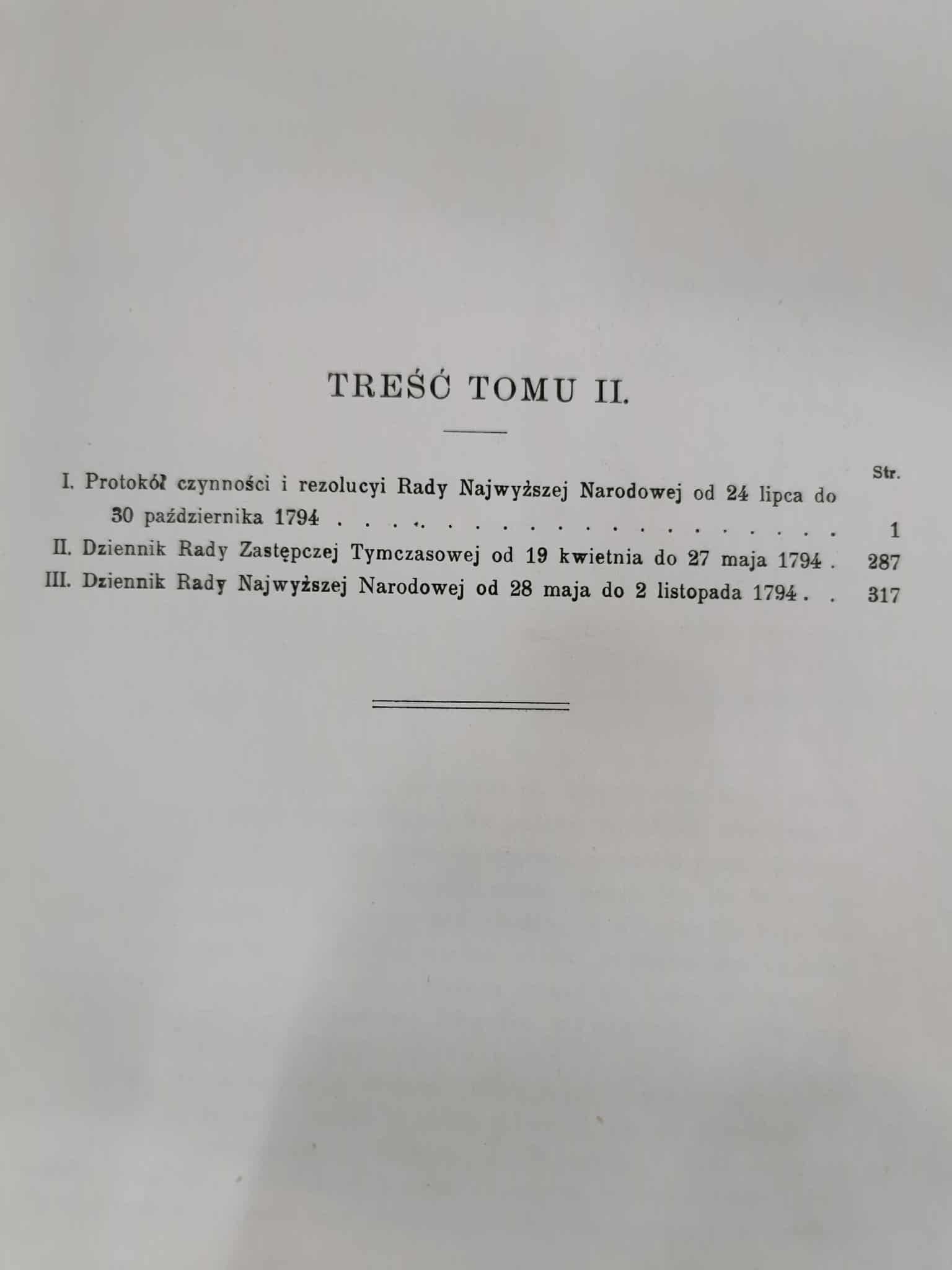 Akty Powstania Kościuszki t. I-II [Warszawa 1918]