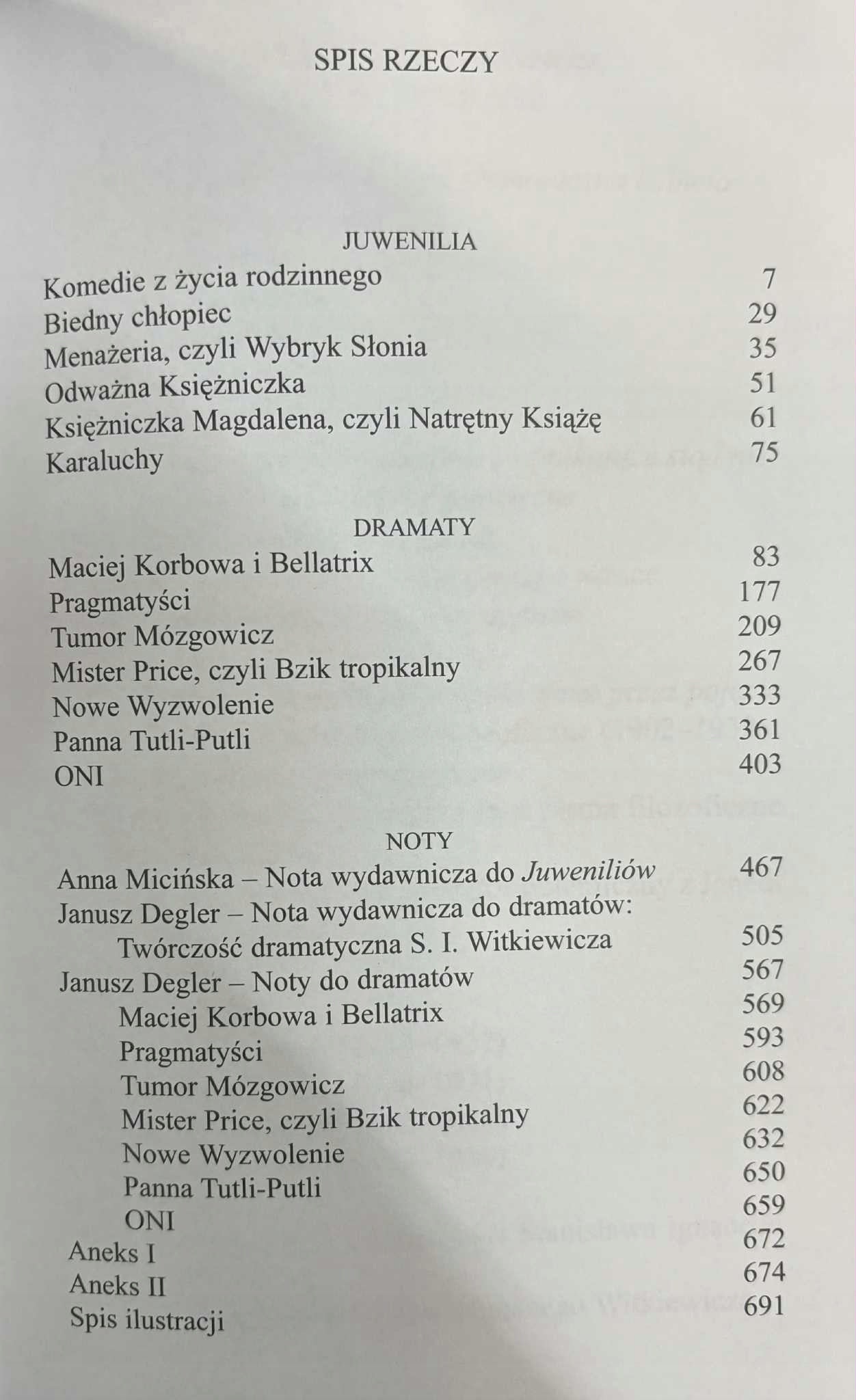 Dramaty I-III Stanisław Ignacy Witkiewicz KOMPLET