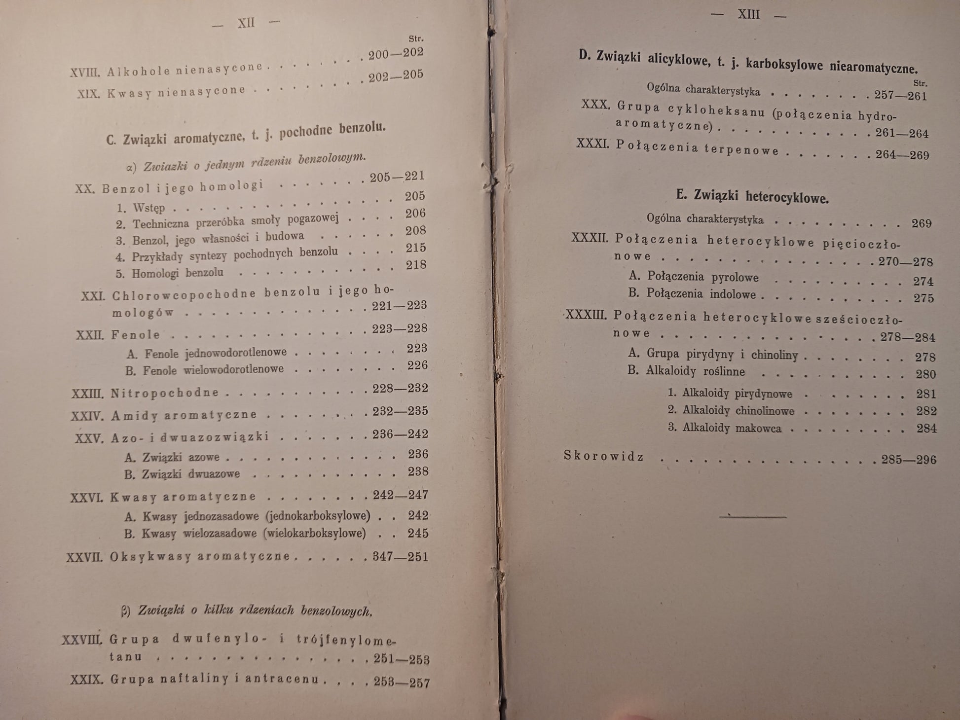 Chemia organiczna L. Bruner, S. Tołłoczko [wydanie z roku 1915]