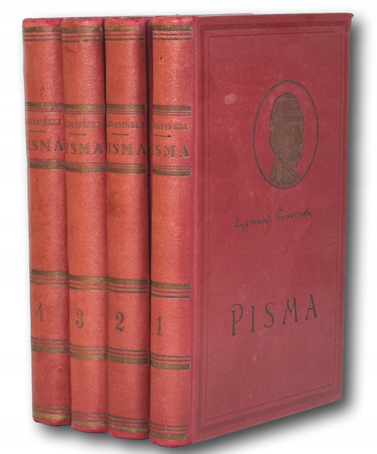 Zygmunt Krasiński Pisma T. 1-4 [wstęp Józef Kallenbach] [przedwojenne 1922]