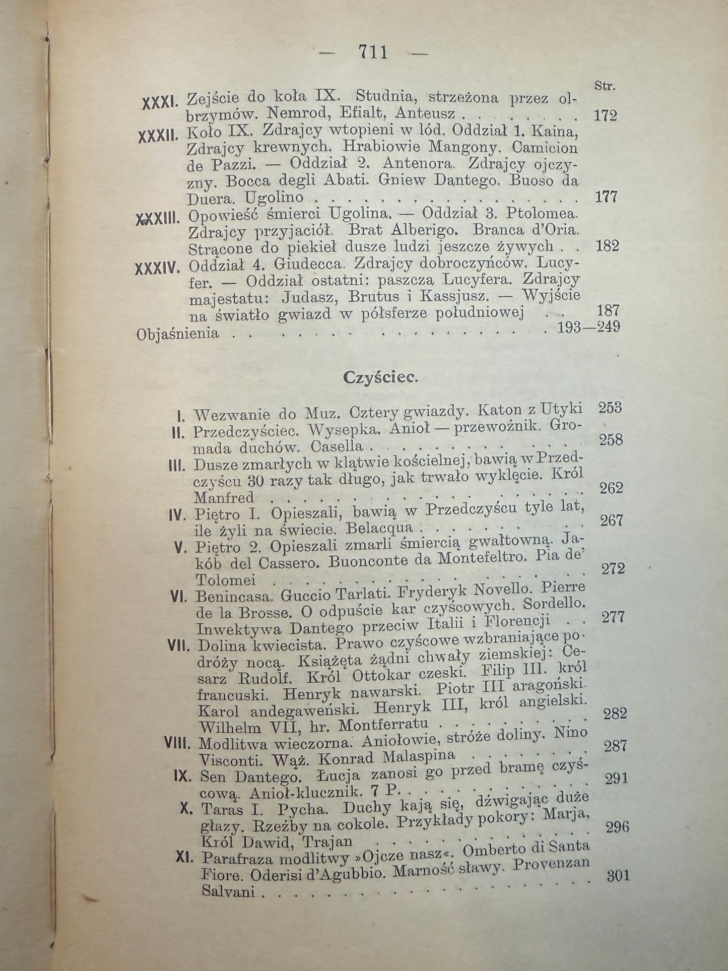 Boska komedja Dante Alighieri [1909 r.][oprawa Karol Wójcik]