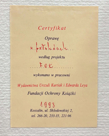 Dzieła Gałczyńskiego w pięciu tomach [elegancki półskórek Kurtiak&Ley]
