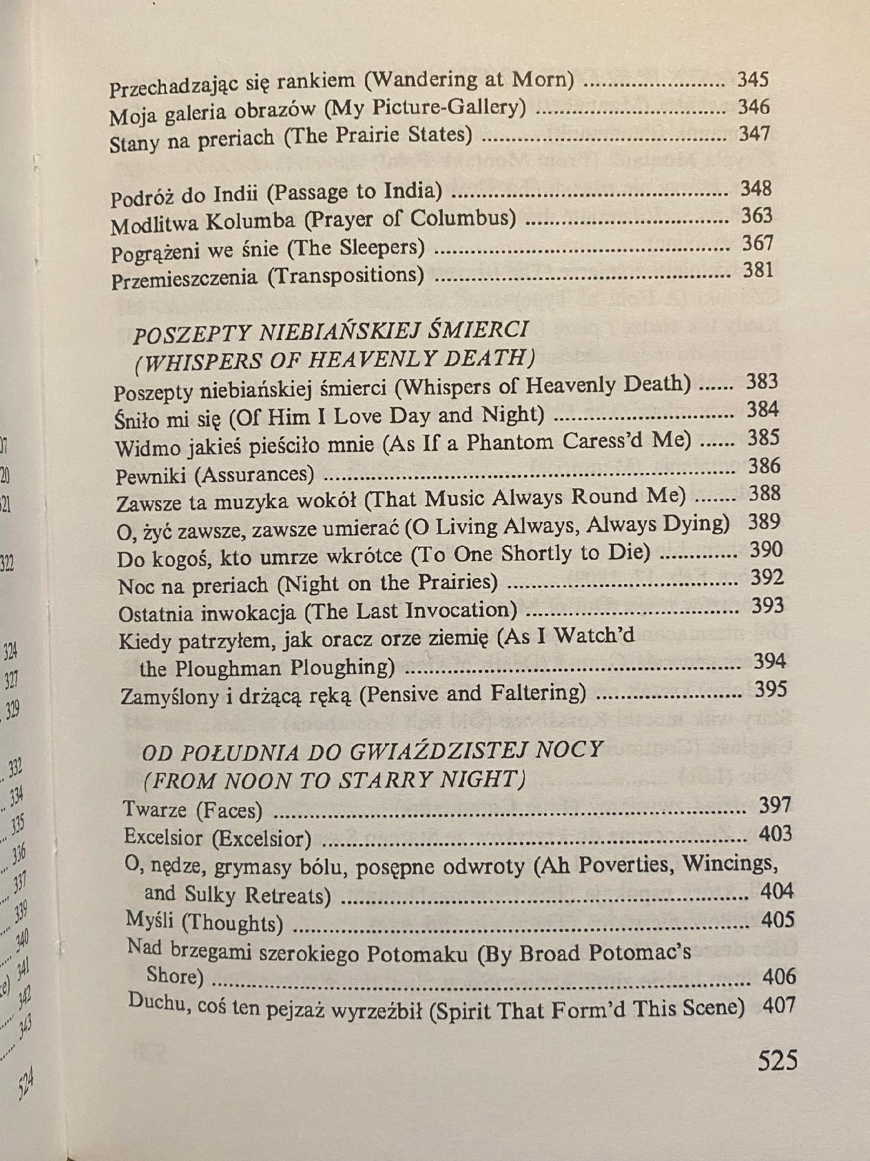 Walt Whitman 256 Wiersze Poematy