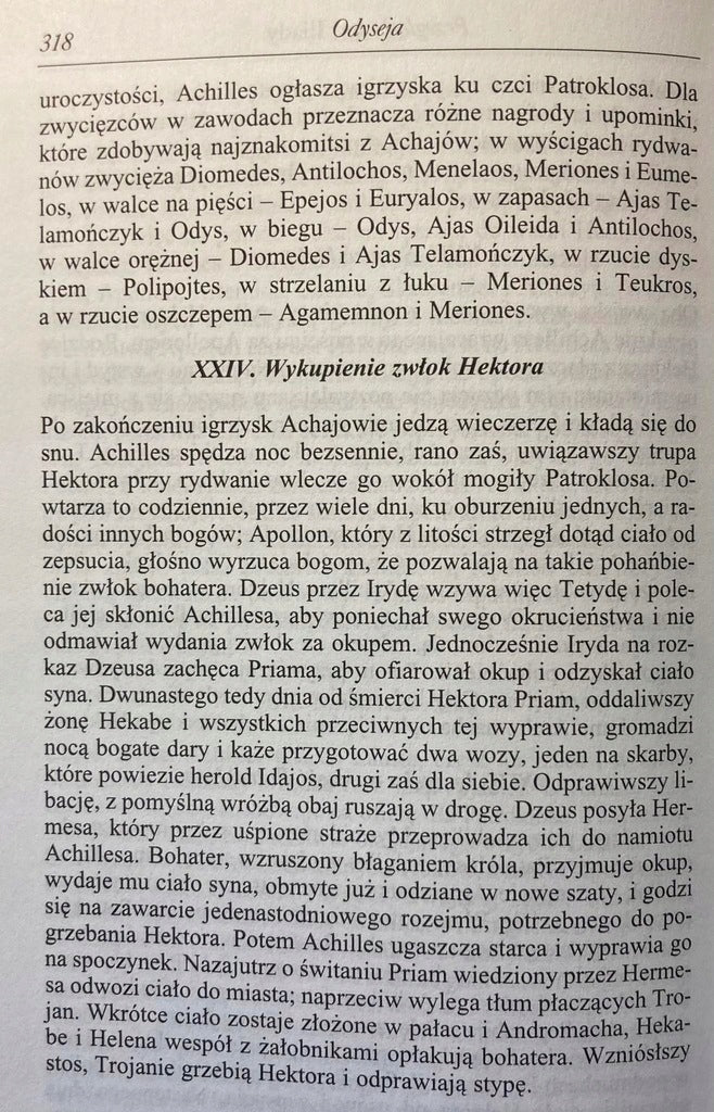 Homer Odyseja Jan Parandowski [biblioteka antyczna]