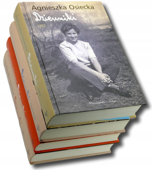 Agnieszka Osiecka x4 Dzienniki 1951, 1952, 1953 [dedykacja córki Osieckiej]