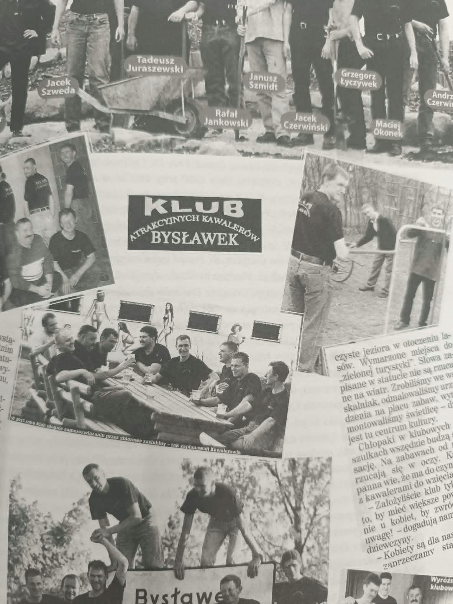 Bysławek w Borach Tucholskich, Marek Sass [dedykacja autora]