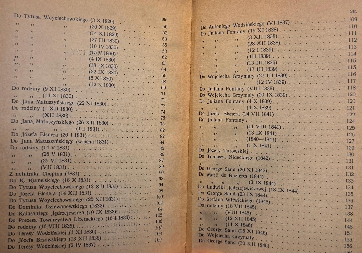 Wybór listów Fryderyk Chopin [Biblioteka Narodowa]