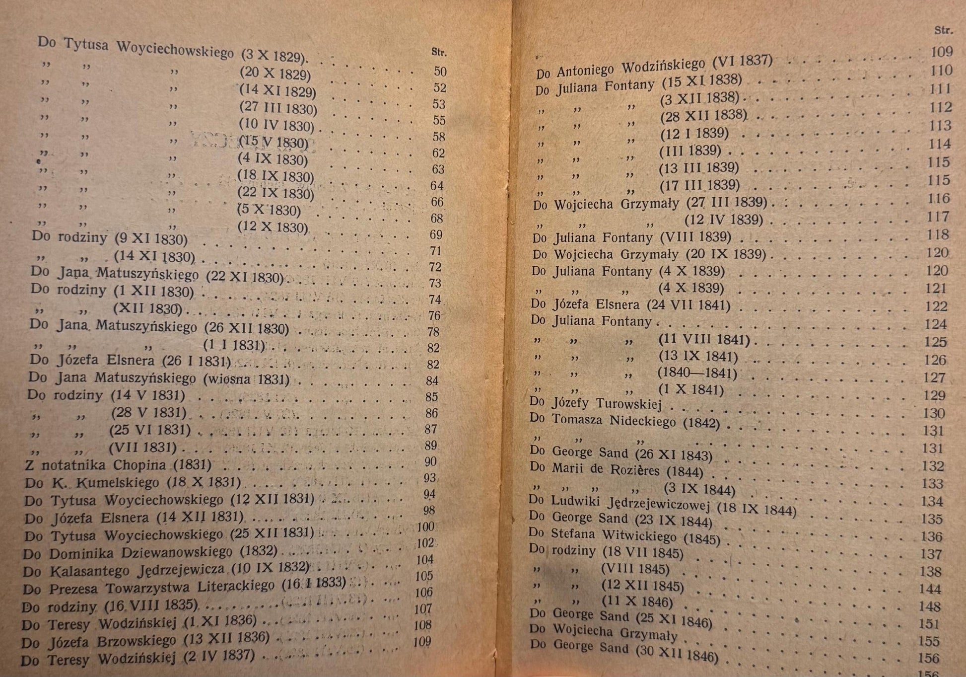 Wybór listów Fryderyk Chopin [Biblioteka Narodowa]