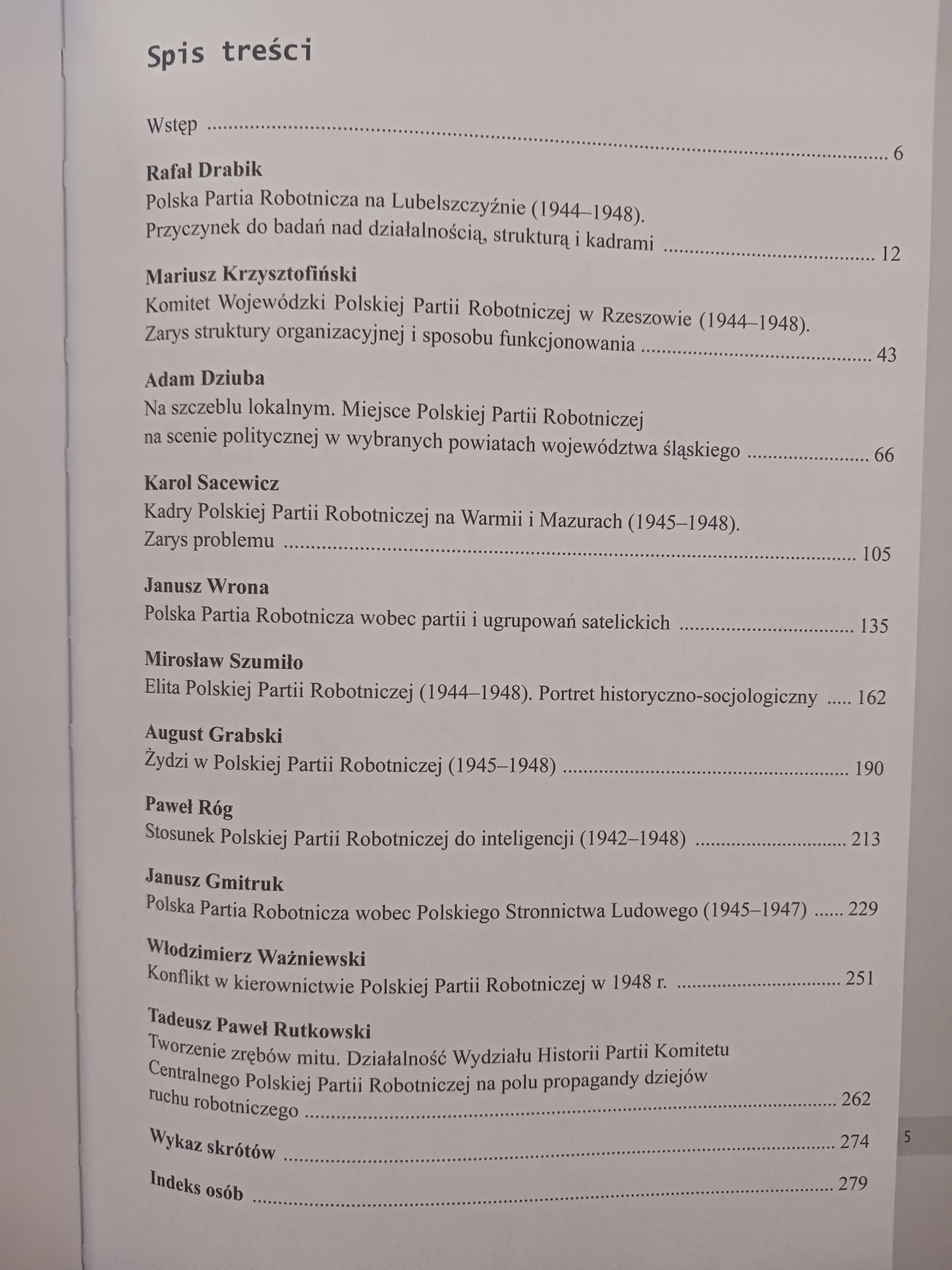 Polska Partia Robotnicza 1944-1948 Studia i szkice Praca zbiorowa
