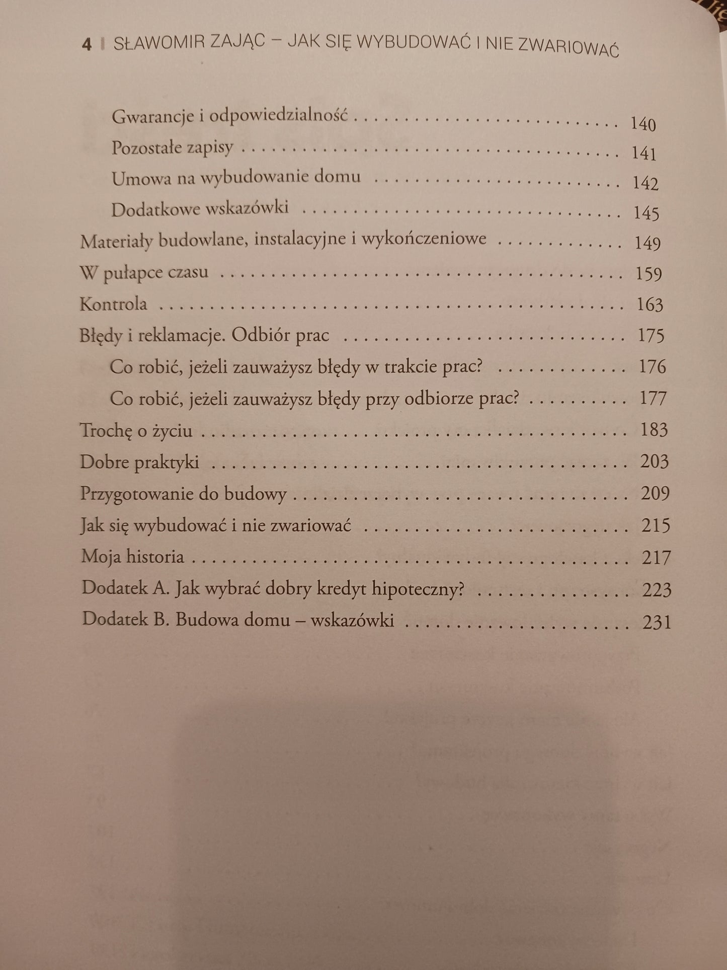 Jak się wybudować i nie zwariować Sławomir Zając