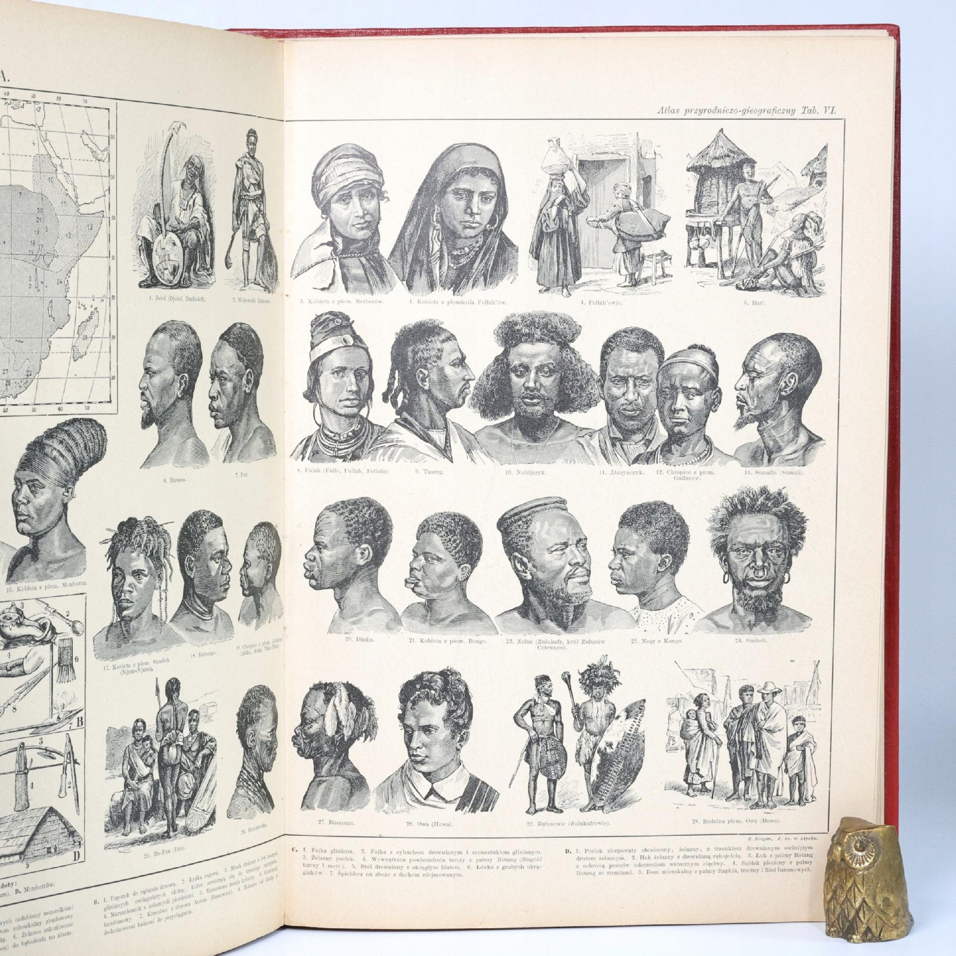 Schneider Oskar, Atlas przyrodniczo-geograficzny zawierający typy...