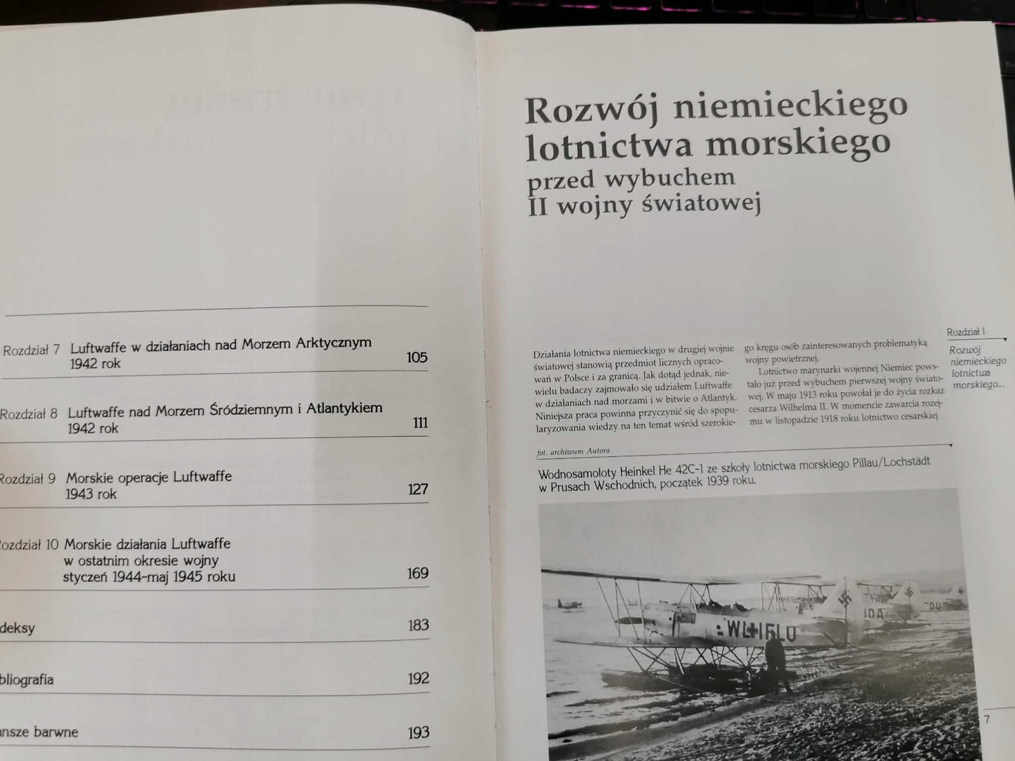 Luftwaffe nad morzami, Marek Józef Murawski