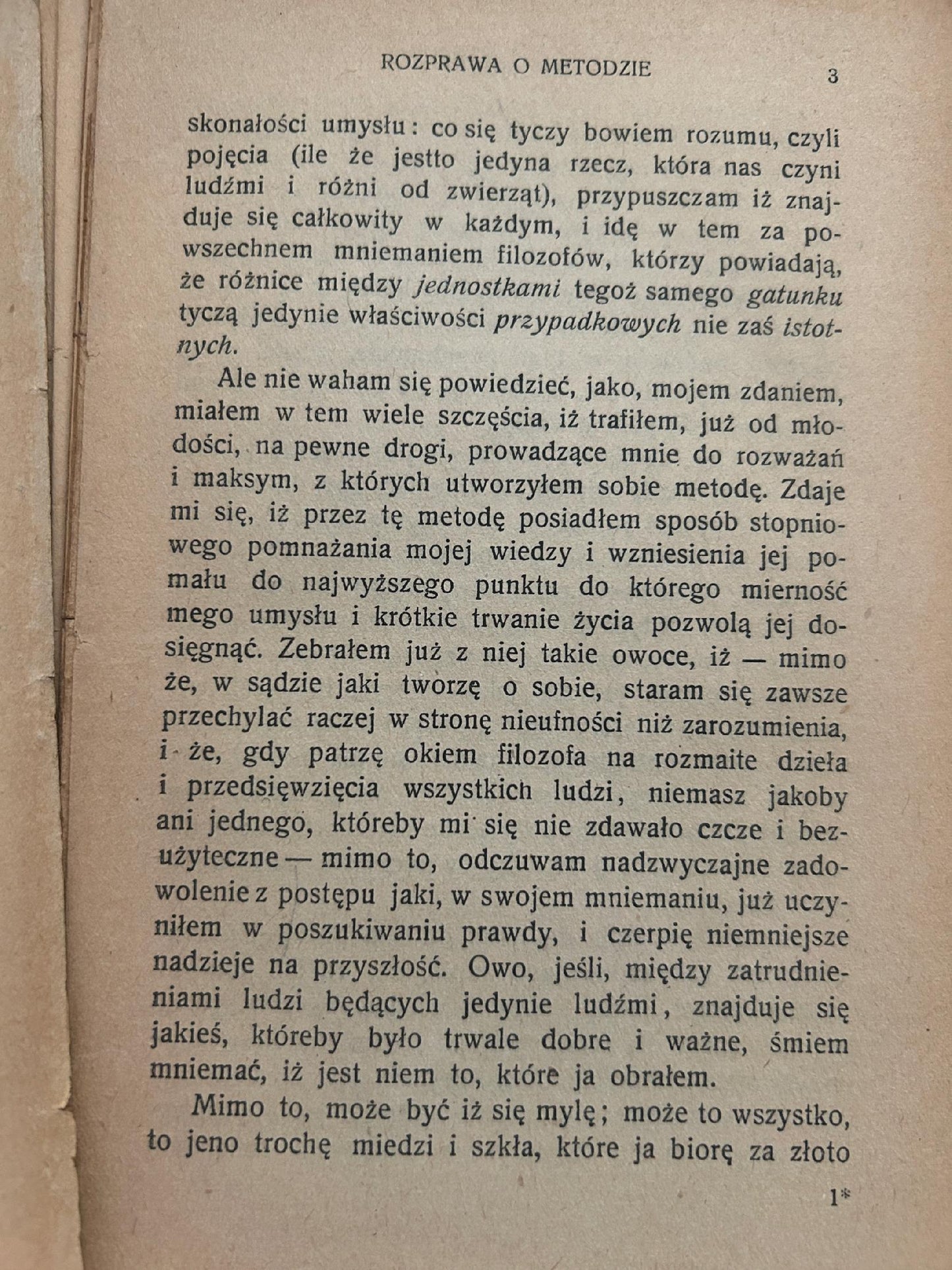 Rozprawa o metodzie - Descartes [wydanie przedwojenne]