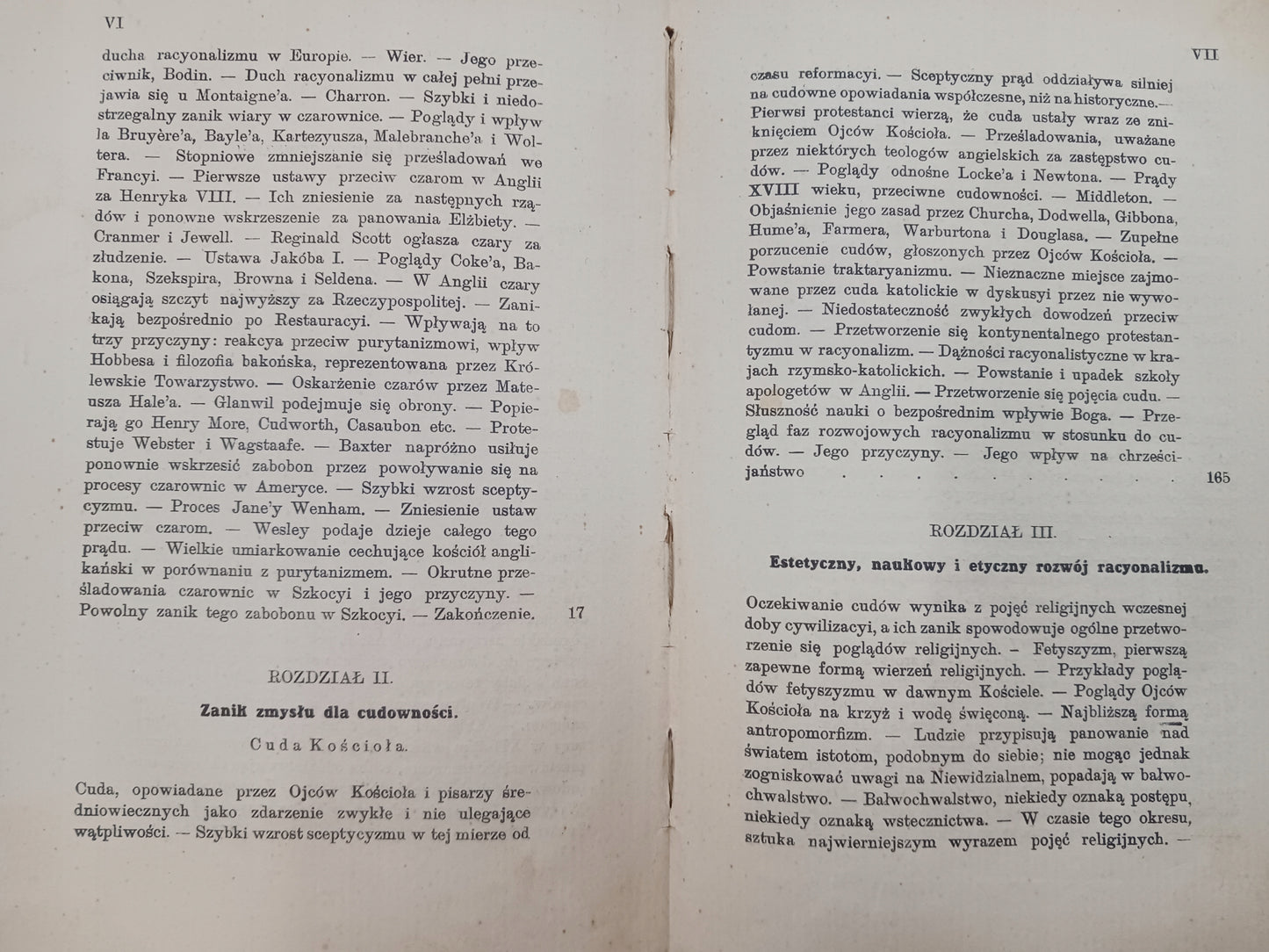 Dzieje wolnej myśli w Europie W. E. H. Lecky [wydanie z roku 1908]