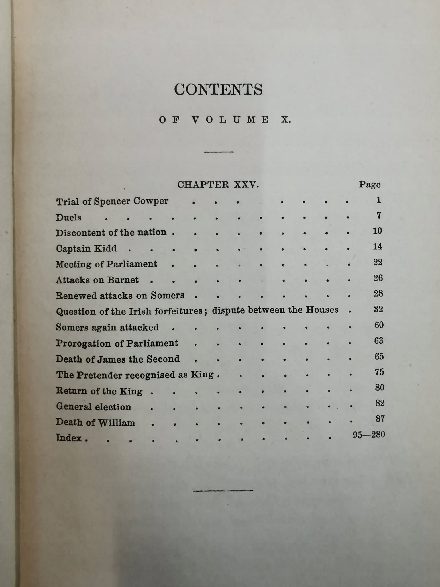 The History of England by Lord Macaulay, vol. X [Leipzig 1861]