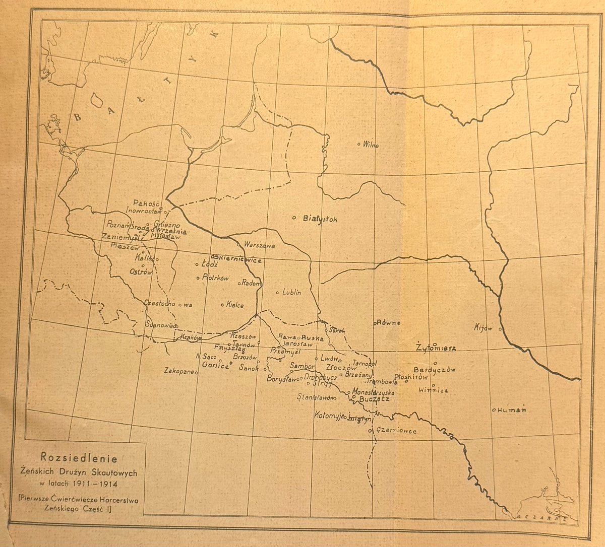Pierwsze ćwierćwiecze harcerstwa żeńskiego Część I Ewa Grodecka [1937]