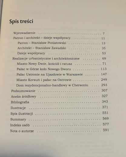 Patron i jego budowniczy. Dzieje współpracy księcia Stanisława Poniatowskie