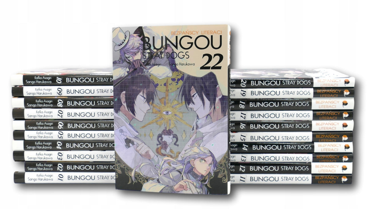 Zestaw 21 książek Praca zbiorowa Bezpańscy literaci Bungou stray dogs