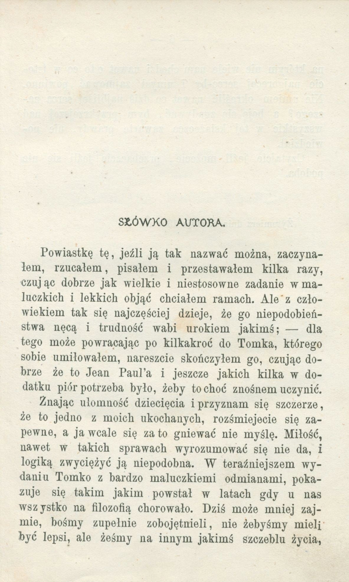 Tomko Prawdzic. Wierutna bajka J. I. Kraszewski [1873]