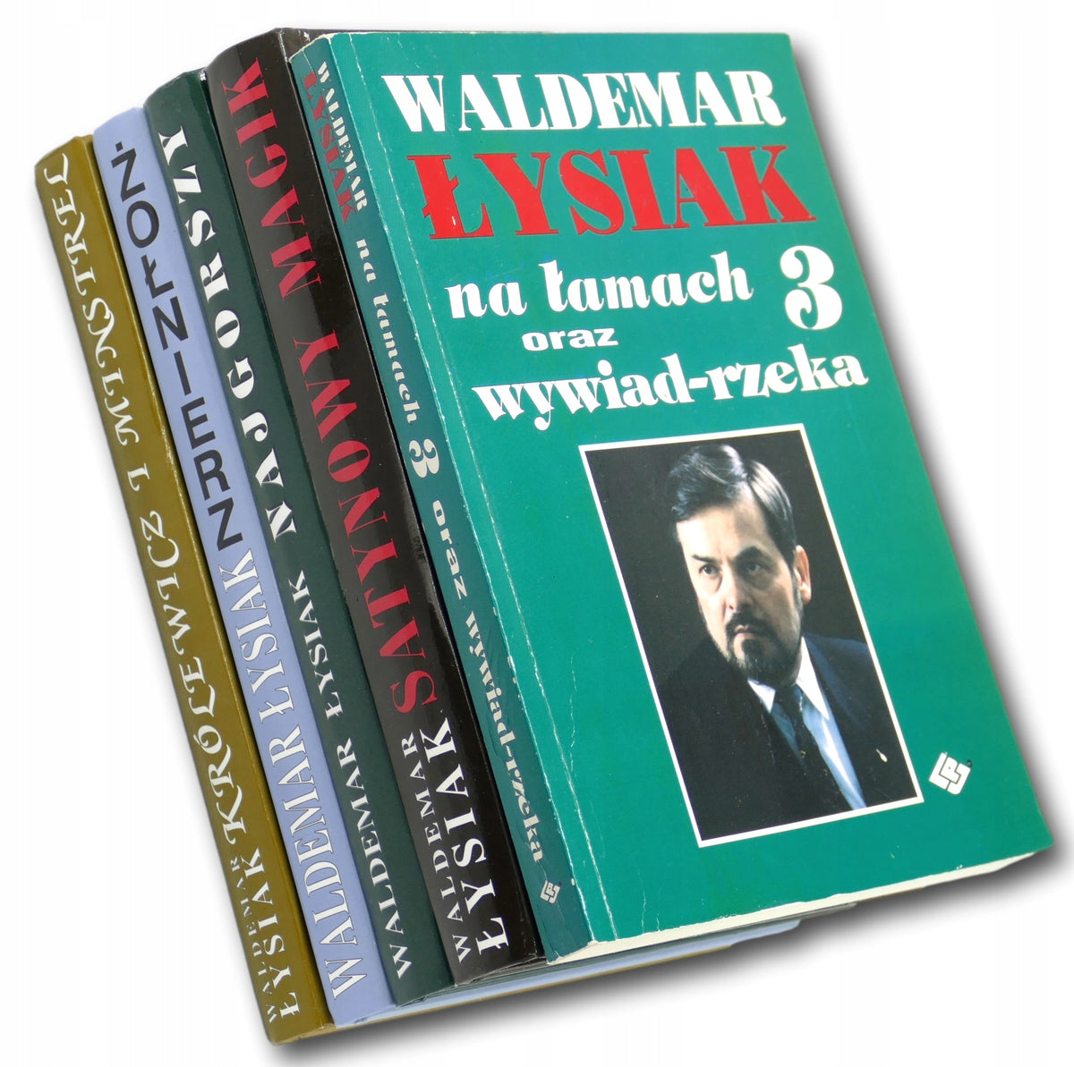 Zestaw 5 książek Waldemar Łysiak Królewicz i minstrel i inne