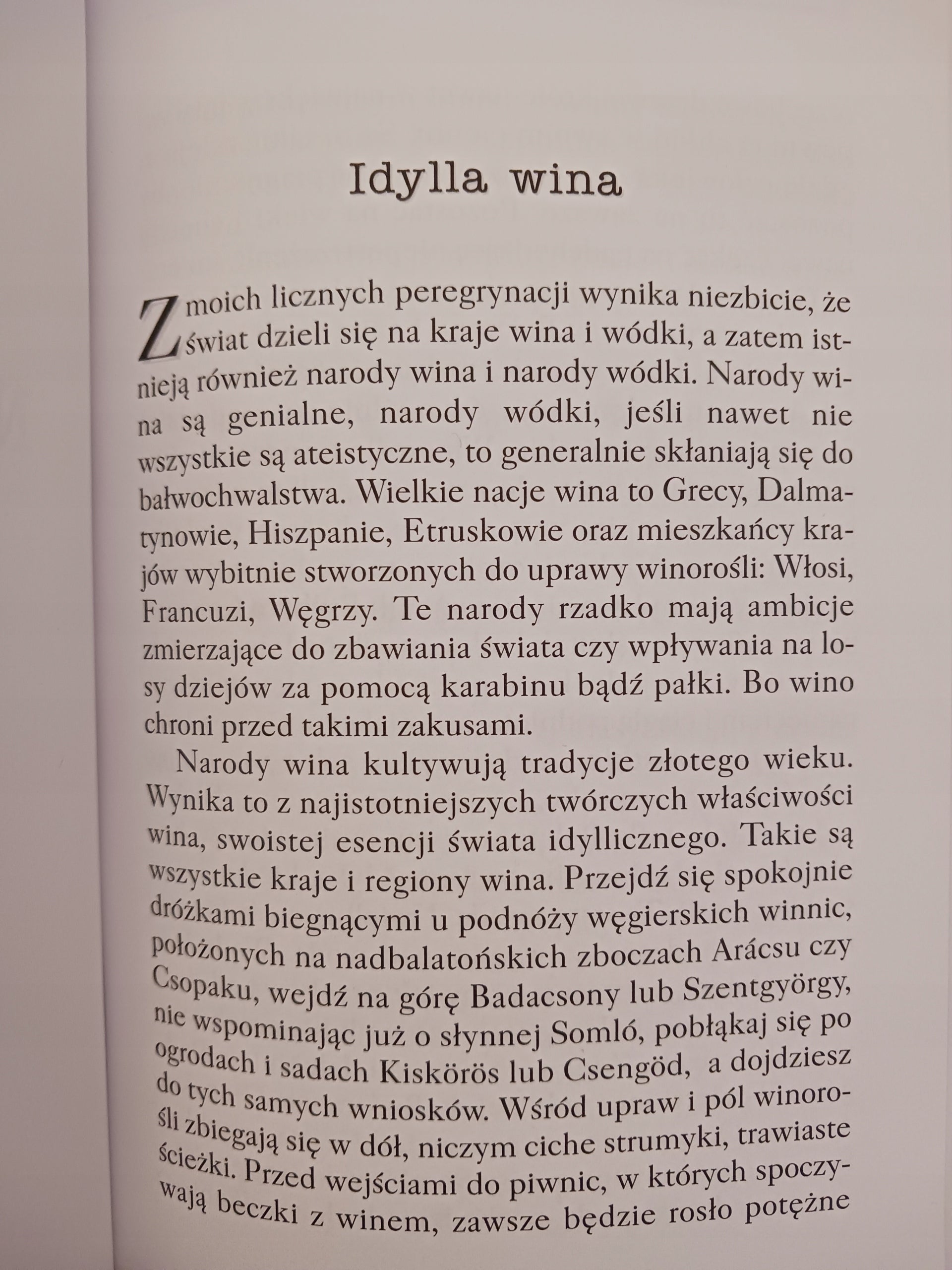 Filozofia wina Bela Hamvas