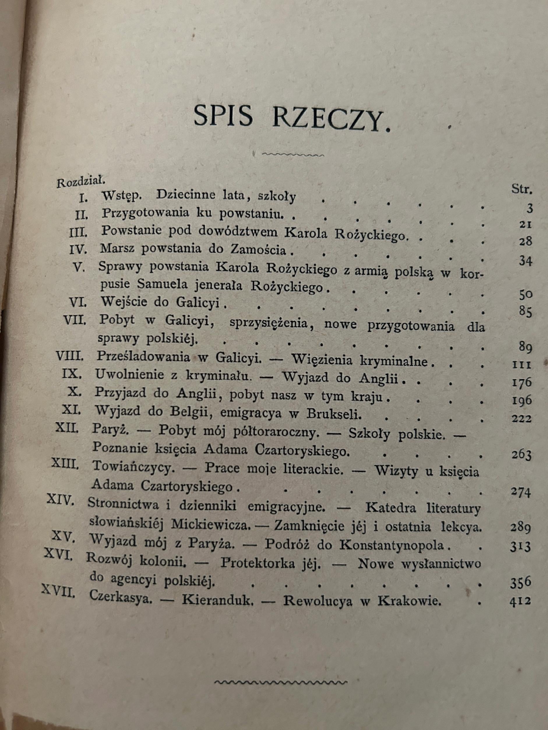Wspomnienia z mojego życia Tom I-II - Michał Budzyński [1880 r.]